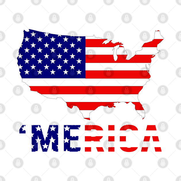 Funny Merica Gift / 4th of july Gift / Independence Day by DragonTees