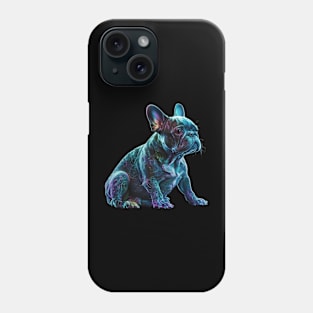 Neon French Bulldog Phone Case