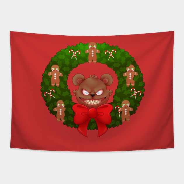 Merry Krampus Tapestry by FrankenPup