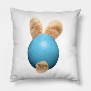 Easter Bunny Hatchling – Blue Pillow