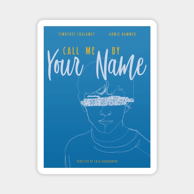Call me By Your Name Fan Poster Magnet by saturngarden