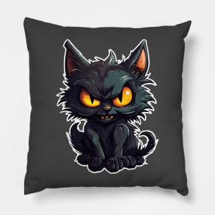 Baby Black Cat Pillow