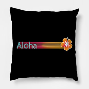 Aloha Hawaiian Hibiscus Pillow