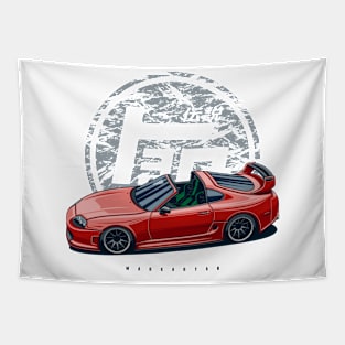 Red targa Tapestry