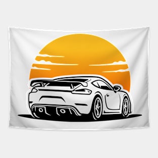 speed car, sunshine Tapestry