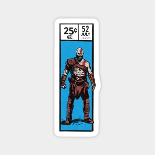 Comic book corner box - Kratos God of War fan art Magnet