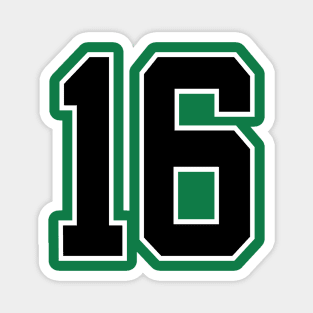 Number 16 Magnet