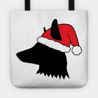 Santa German Shepherd Tote