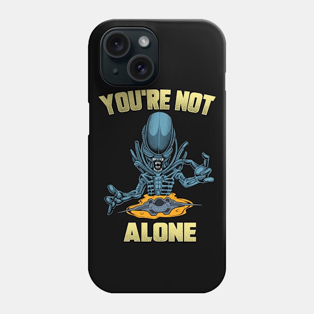 You Are Not Alone Artwork Phone Case by namanyastudios