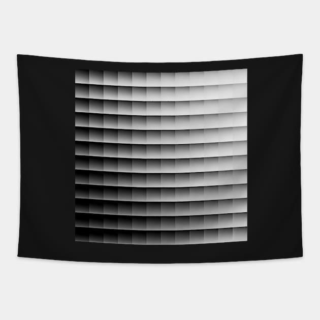 abstract grey squares Tapestry by stoekenbroek