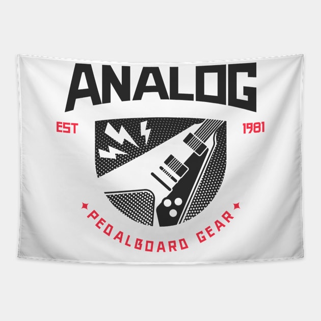 analog guitar gear Tapestry by GttP