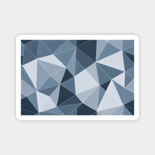 Abstract low poly triangle seamless pattern Magnet