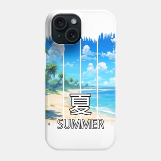 Summer Paradise Beach Landscape – Anime Shirt Phone Case