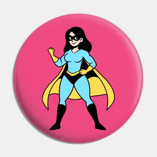 Superhero Woman Pin