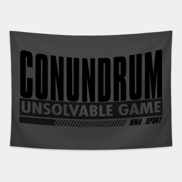 MMA Conundrum Tapestry by GLStyleDesigns