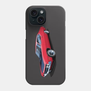 1970 Ford Torino Cobra Jet in candy apple red Phone Case