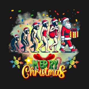 Evolution of Christmas Spirit T-Shirt