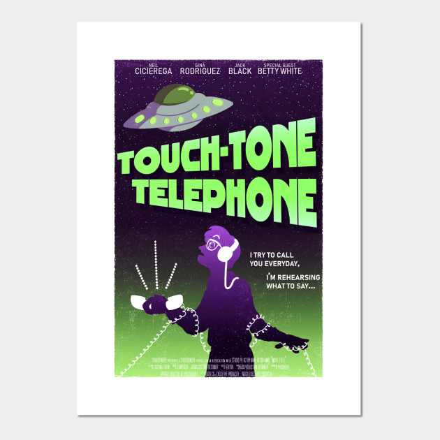 Touch Tone Telephone Poster Lemon Demon Affiche Et Impression D Art Teepublic Fr