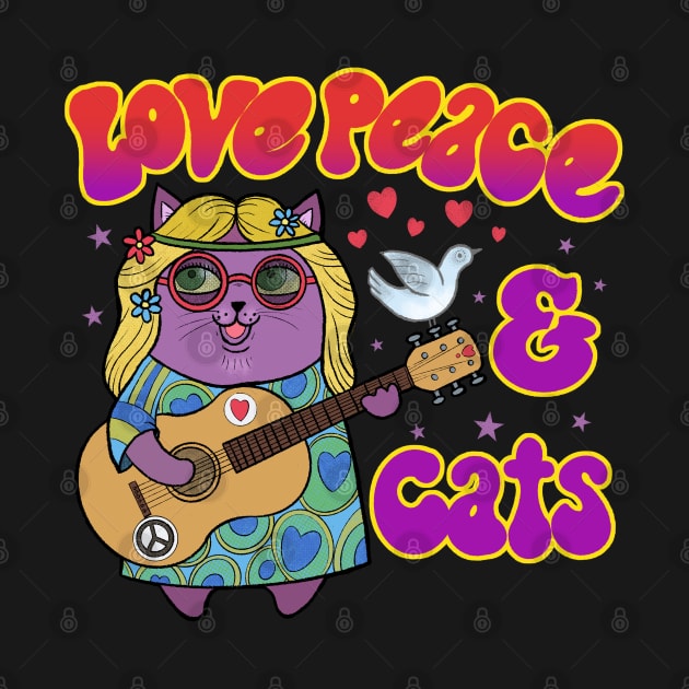 Love Peace And Cats by RGB Ginger