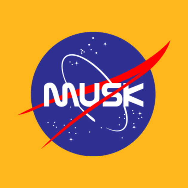 NASA Elon Musk Logo - Nasa Musk - T-Shirt | TeePublic AU
