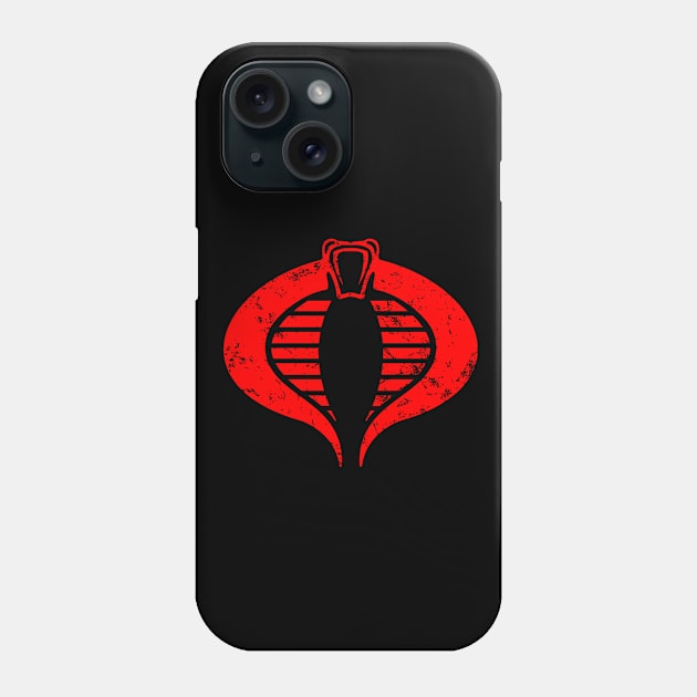 Cobra GI Joe Logo Vintage Retro Phone Case by mighty corps studio