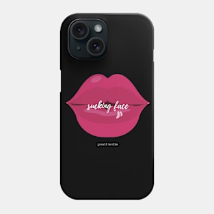 SUCKING FACE (Dark) Phone Case