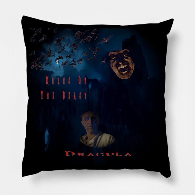 BBC Dracula - The Rules Of The Beast. Pillow by OriginalDarkPoetry