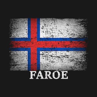 Faroe Flag Gift Women Men Children Faroe Vintage T-Shirt