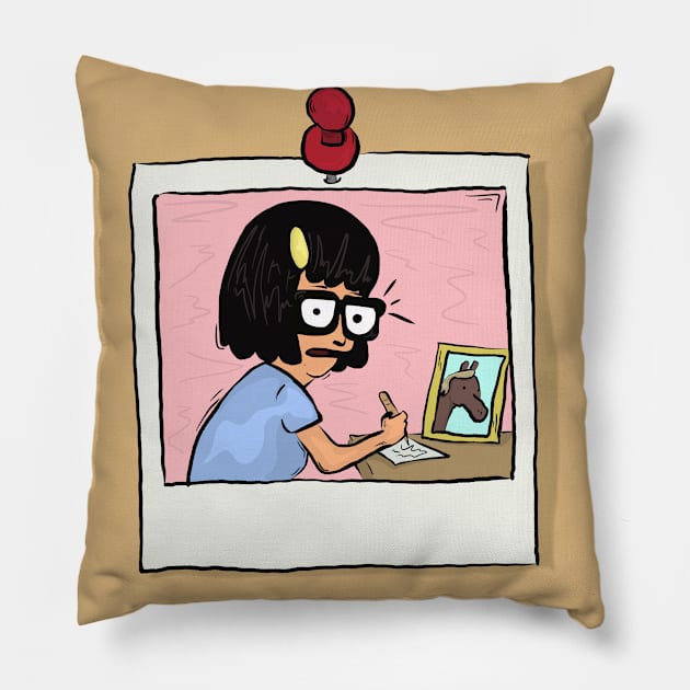 Bobs #82 Pillow by SugarSaltSpice