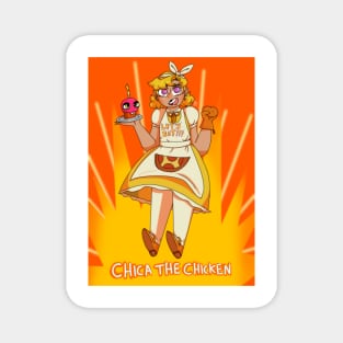 Chica The Chicken Gijinka Magnet