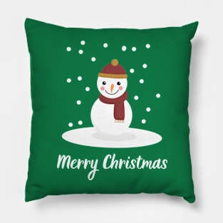 Snowman tee Pillow