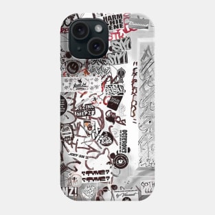 Graffiti Street Tags Stickers NYC Art Phone Case