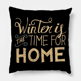 Winter is time for the home Pillow