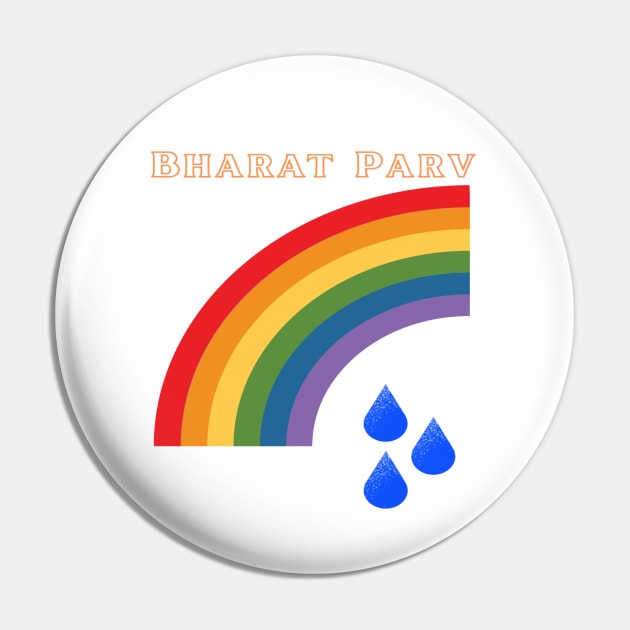 Bharat Parv - Rainbow Pin by Bharat Parv