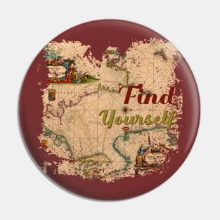 Ancient Map Pin