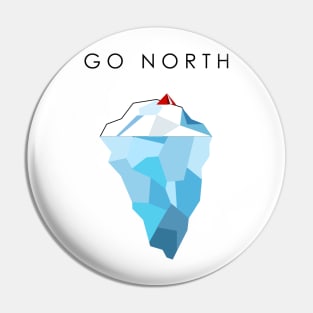 Go North (light) Pin