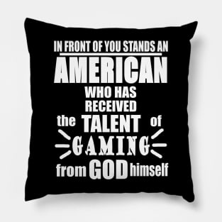 America Gaming Gaming E-Sports Video Games Pillow