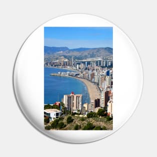 Benidorm Skyline Cityscape Costa Blanca Spain Pin