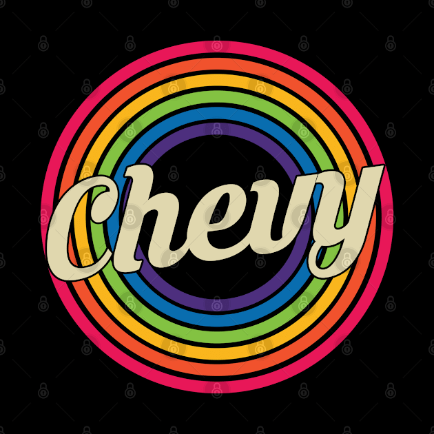 Chevy - Retro Rainbow Style by MaydenArt