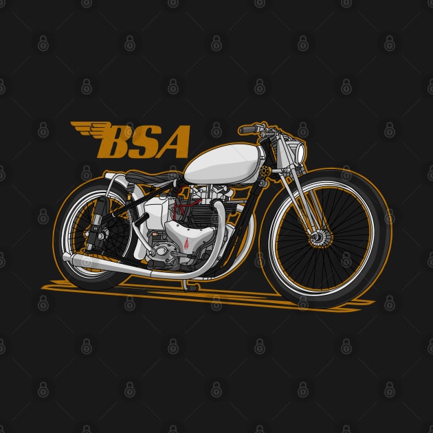 bsa motorcycle by small alley co