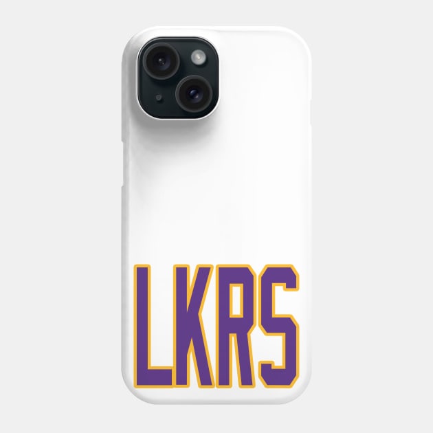 Los Angeles LYFE LKRS I'd like to buy a vowel! Phone Case by OffesniveLine