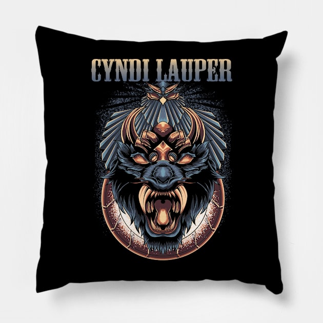 LAUPER AND THE CYNDI BAND Pillow by Roxy Khriegar Store