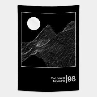 Cat Power - Moon Pix / Minimalist Artwork Design Tapestry