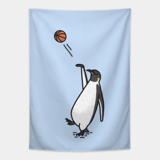 Balling Penguin Tapestry