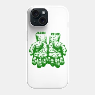 Hand Jason Kelce, Each finger tells a story of sacrifice and resilience Phone Case