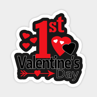 1st Valentine Gifts Baby Gifts Magnet