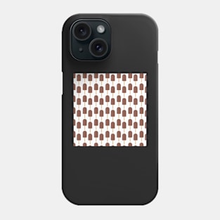 Chocolate popsicles pattern Phone Case