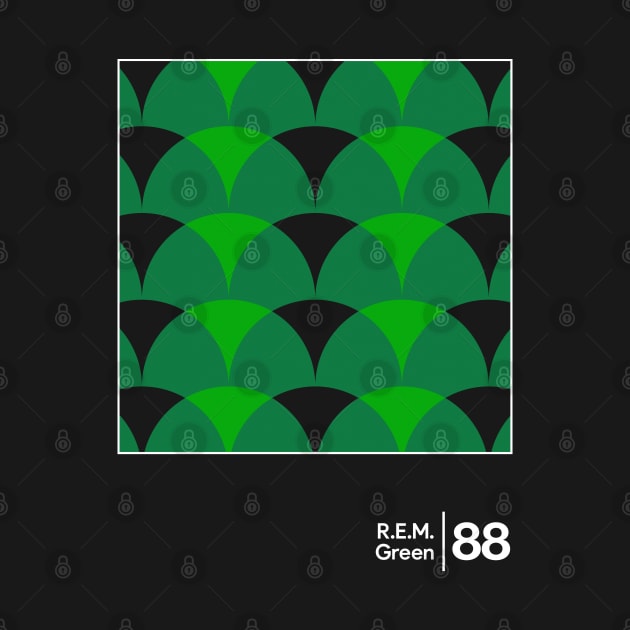 REM Green / Minimalist Graphic Design Fan Artwork by saudade