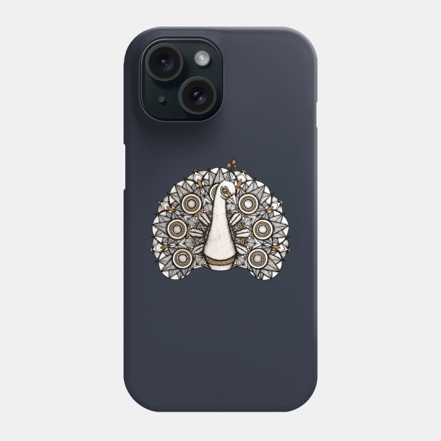 Peacock Phone Case by Lamink