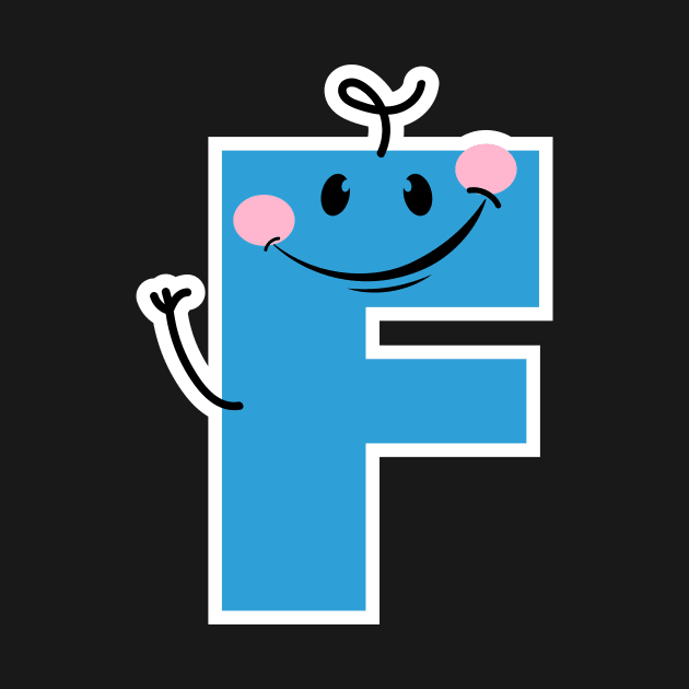 Kids' Alphabet Letter F - Funny & Engaging Initial for Creative Exploration by WeAreTheWorld